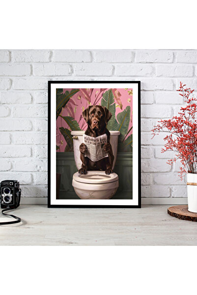 woodsia Tablou cu poster din lemn MDF cu aspect de cadru dintr-o bucată FAMD ...