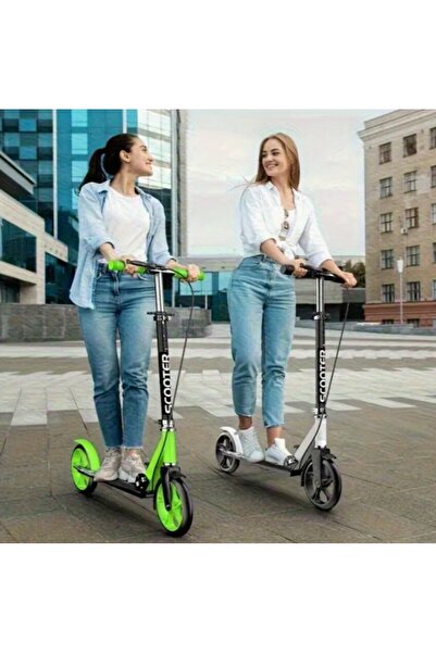 ToyznKidz Manuel Katlanabilir Scooter Beyaz Renk