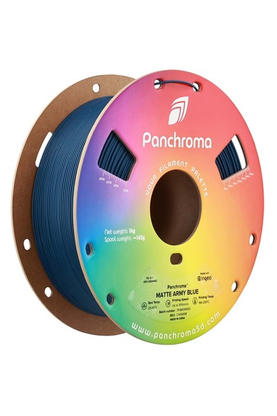 Panchroma PLA Filament Mat Askeri Mavi – 1 kg 1.75mm