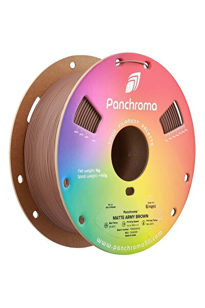 Polymaker Panchroma PLA Filament Mat Askeri Kahverengi – 1 kg 1.75mm