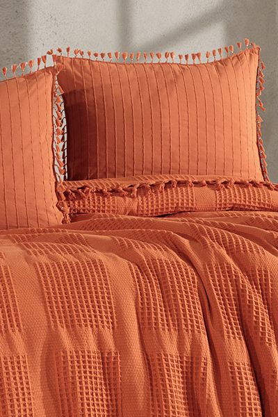 Nordqueen 100% Cotton Double Tasseled Pique Set