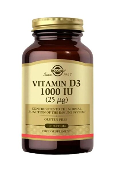 Solgar Vitamin D3 1000ıu 100 Kapsül