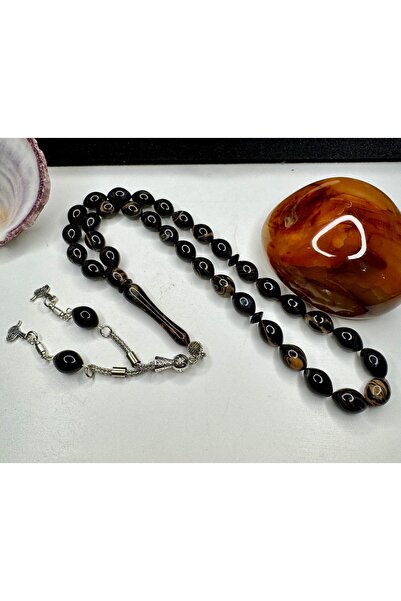 İskenderun Tesbihcilik Ferdi Güven Master Craftsmanship Perfect Moire Crimping Amber Prayer Beads