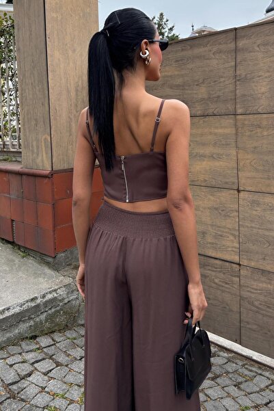 Lijuri Crop Plazzo Trousers Set 10155-08