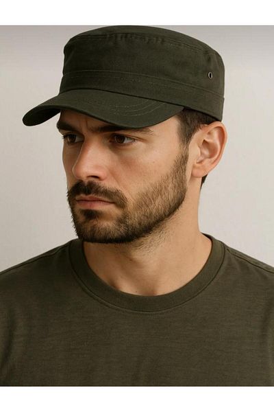 SFCOLLECTION Men's Castro Hat Cap Cotton Cuban Cap