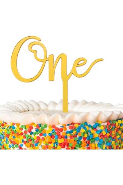 Generic Gold First 1st Birthday Cake Toppers Age One Kid's Birthday Party Dec...