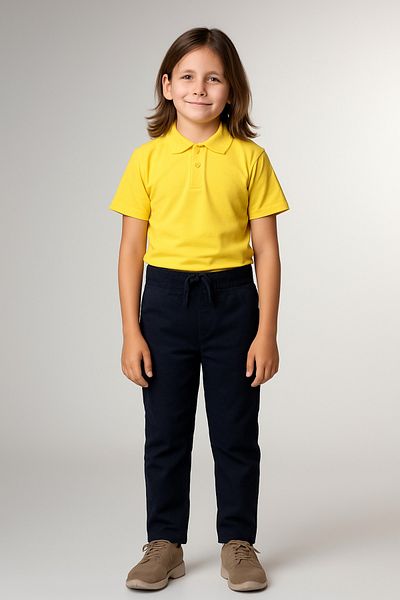 Trendy Mall Boy's Ribbed School Trousers