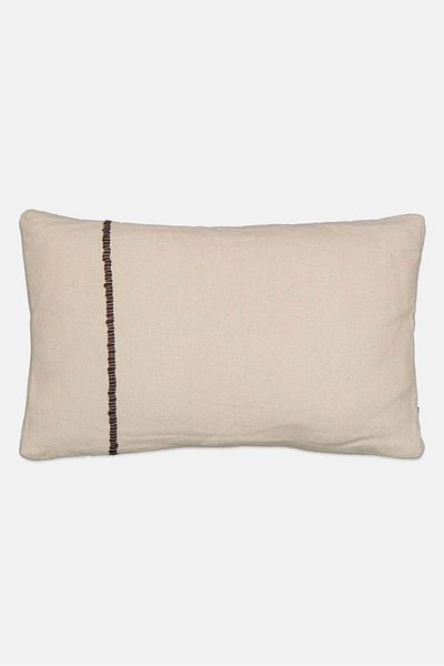 Generic Muy Mucho Removable Cover Textured Cushion 30 x 50 cm, Beige