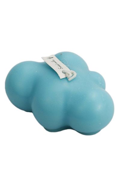 Generic Blue Scented Candle For Office, Cloud Shaped Scented Candles For Home, Colour Scented Candles Work