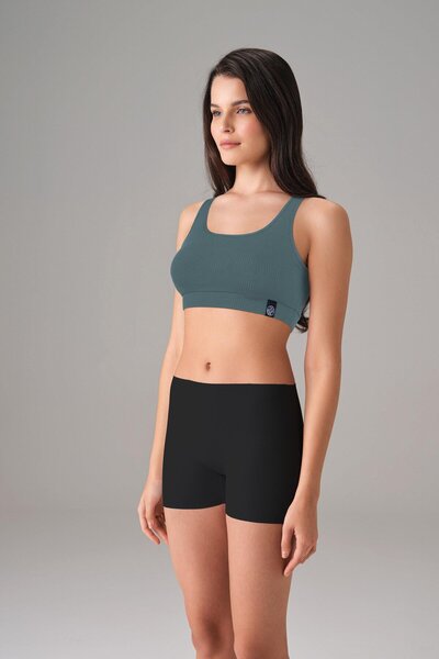 Sportif DOREANSE Sutien sport acoperit pentru femei viscoză material reiat 5555