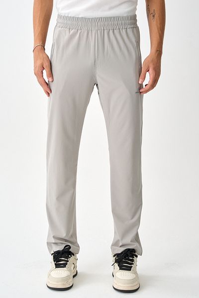Shooter Sportswear Men's Zippered Gray Three-Pocket Draped Comfortable Fit Classic Leg Sweatpants