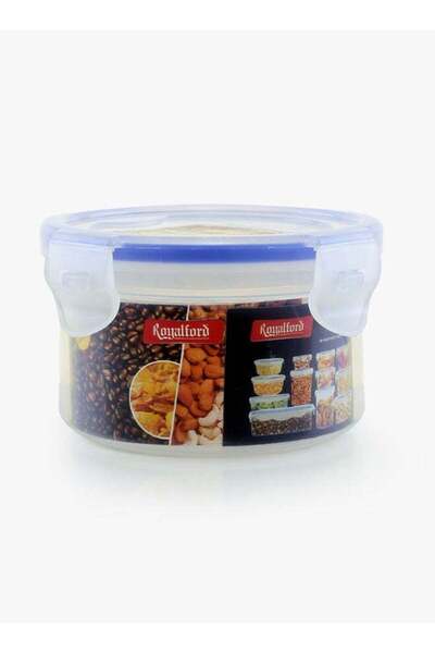 ROYALFORD وعاء طعام محكم الإغلاق شفاف/أزرق 300 مل