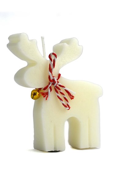 Generic Reindeer Shaped Scented Candle Yuletide Candle Sculpture Shaped Lovel...