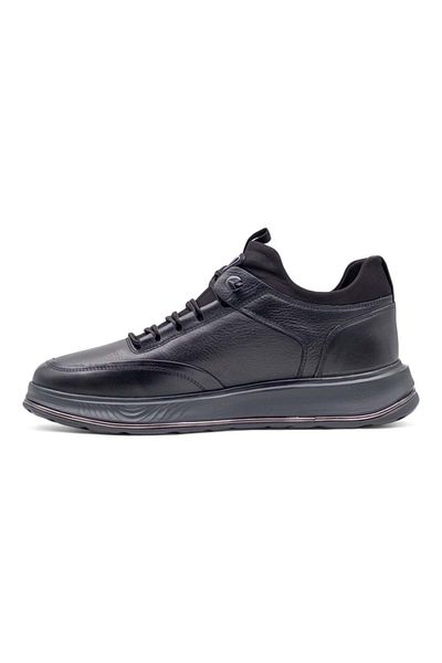 Voyager M159 Men's Genuine Leather Sports Shoes Black