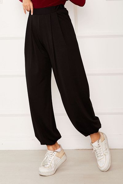 EBRUTESETTÜR Comfortable Fit Baggy Trousers with Elastic Legs