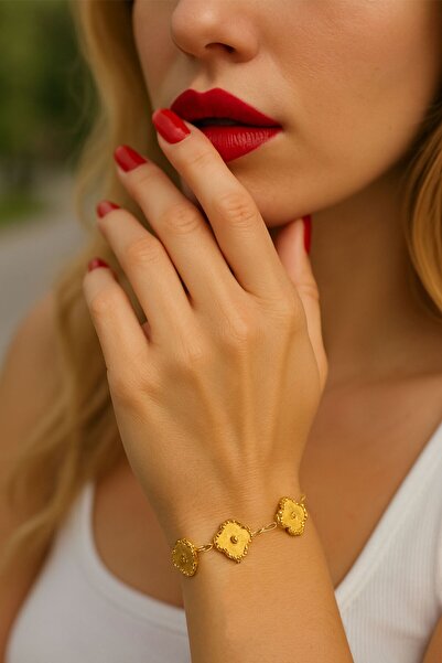 vogutima jewelery&silver by timuçin mavili سوار نسائي من الفولاذ - موديل برسي...