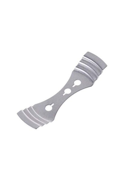 Generic 3-Holes DIY Metal Candle Wick Holder Silver