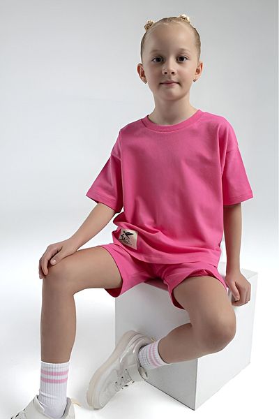 Rolypoly Mother Daughter Bermuda Suit Two Thread Knitted Fabric