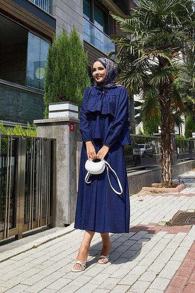 EBRUTESETTÜR Double Suit with Flywheel Detailed Skirt