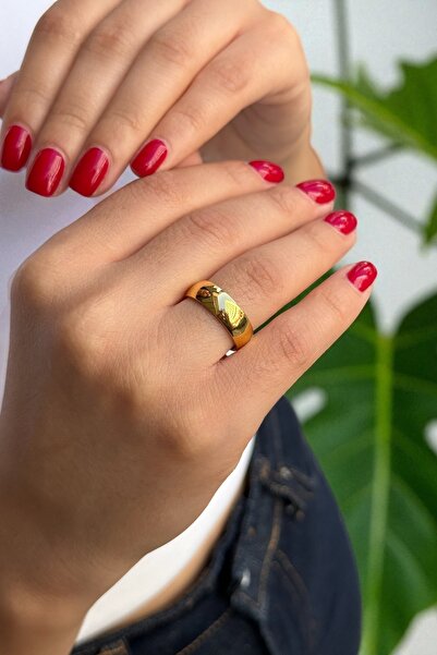 Utku Kuyumculuk 22 AYAR 6 MM KALINLIKTA İÇ DIŞ BOMBELİ ALYANS YÜZÜK