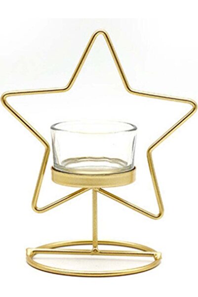 Generic Electroplating Incense Candle Holder Gold 15cm