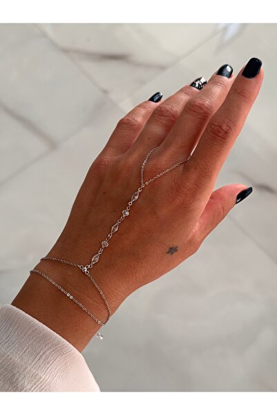 HERCY Zircon Stone Colorfast Silver Color Shahmeran Bracelet