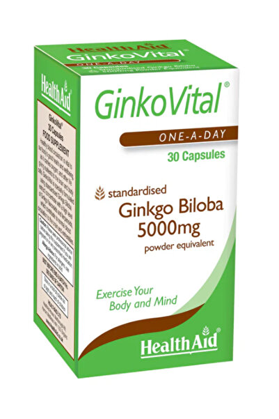 Healthaid كبسولات جينكو فيتال ٥٠٠٠ مجم (٣٠ كبسولة)