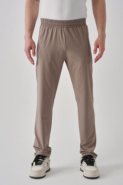 Shooter Sportswear Men's Zippered Mink Three-Pocket Draped Comfortable Fit Classic Leg Sweatpants Bottom