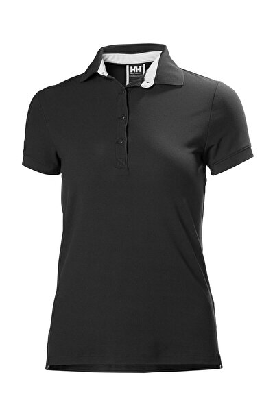 Helly Hansen W Crewline Women's Polo T-Shirt Black