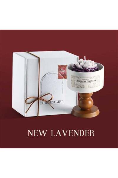 Generic Chic Red Rose Scented Candle Home Decoration Flower Candle in Mug, Lo...