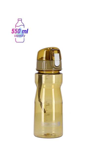 ROYALFORD زجاجة ماء - زجاجة ماء قابلة لإعادة الاستخدام | فوهة واسعة مع مشبك تعليق | غطاء بقفل زر