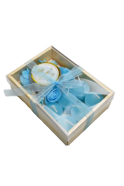Generic Candle Set Of 6 Gift Box Home Tealight Candles Set Of 6 With Clear Ca...