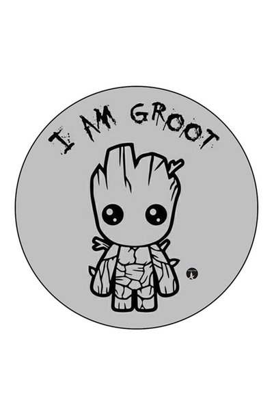 Generic Groot Printed Fridge Magnet Multicolour