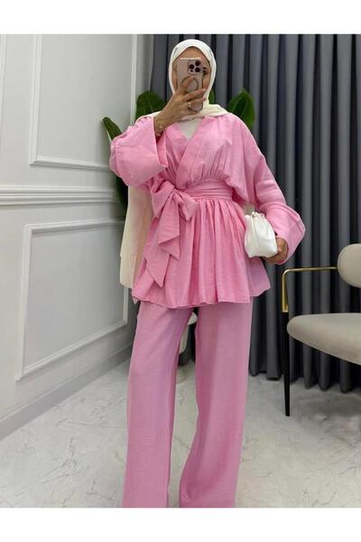 KILIF STORE Belly Tie Modal Set