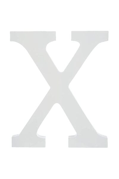 Generic Brand Rosymoment Alphabet X Wooden Decorative Wall Letter for Childre...