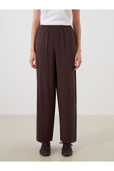 LC Waikiki New Season Elastic Waist Wide Leg Women's Trousers - S54395Z8