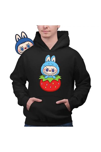 OEM Men's Sweatshirt Labubu Strawberry