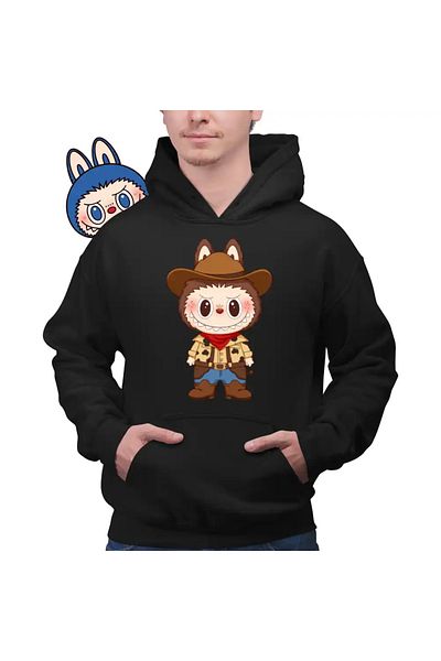 OEM Men's Labubu Cowboy Hoodie