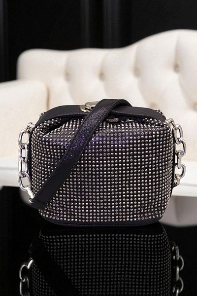 HFKY Women's Stone Hand and Shoulder Bag.