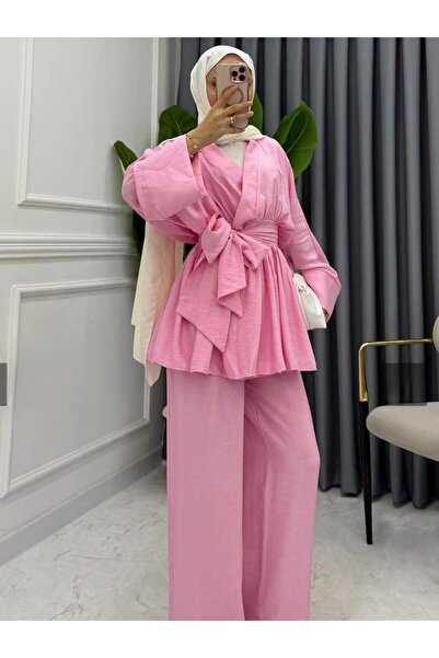 KILIF STORE Belly Tie Modal Set