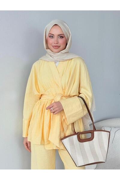 KILIF STORE Belly Tie Modal Set
