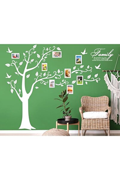 Generic ملصق حائط شجرة صورة عائلية كبيرة، ثلاثي الأبعاد، إطار صورة من الفينيل...