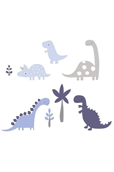 Generic Bedtime Originals Roar Dinosaur Wall Appliques, Blue/Gray