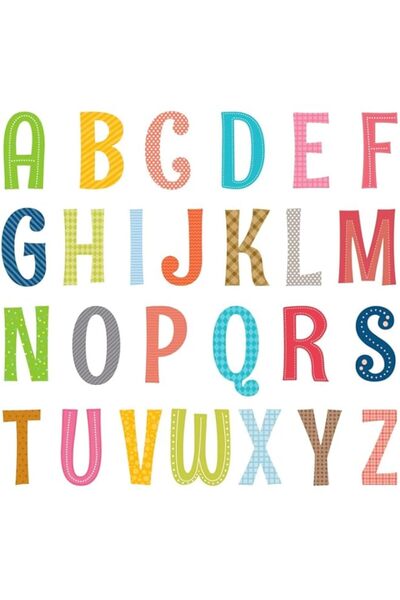 Generic Brand BPA® Uppercase Alphabet ABC Letter Kids Wall Decals Wall Sticke...