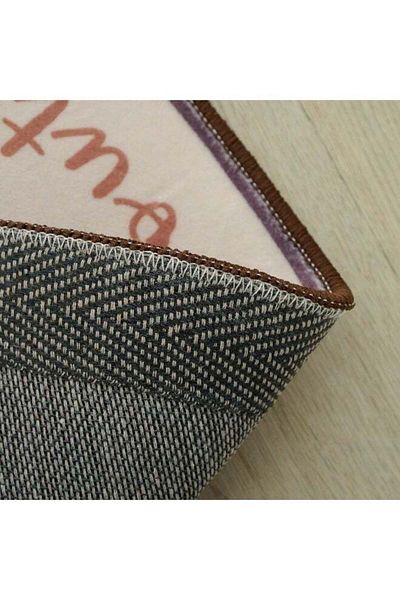 Generic Home Box Joy Adventurer Ben Compass Printed Flannel Rug 120 cm