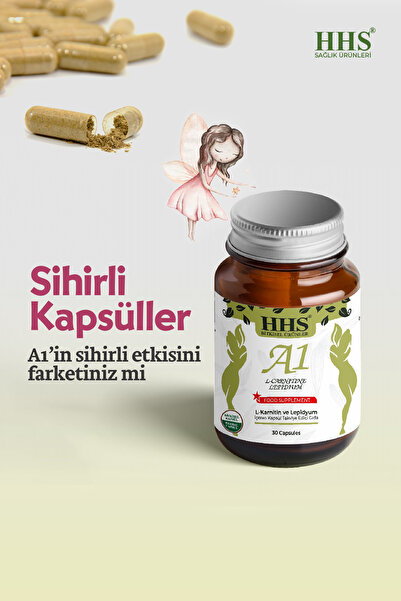 HHS SAĞLIK ÜRÜNLERİ A1 L-Carnitine Lepidium Herbal Diet Capsule