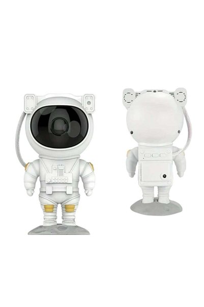 Generic Astronaut Star Night Light with 360° Rotating Lamp Galaxy Projector