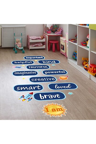 Generic Brand Inspirational Quotes Floor Stickers 3 sheets | Inspirational Ho...