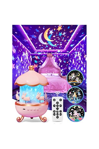 Generic جهاز عرض نجمة النار على شكل وحيد القرن، هدية للبنات [عبوة هدايا]، 15 ...