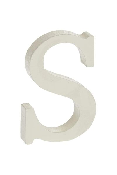 Generic Rosymoment Alphabet S Wooden Decorative Wall Letter for Children's Be...